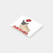 Post-it® Chien de carlin de Noël (Incliné)