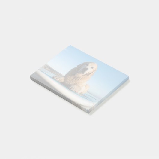 Post-it® Chien de golden retriever s'étendant sur un (Incliné)