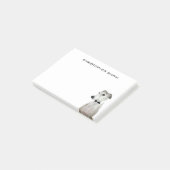 Post-it® Chien de Greyhound (Incliné)