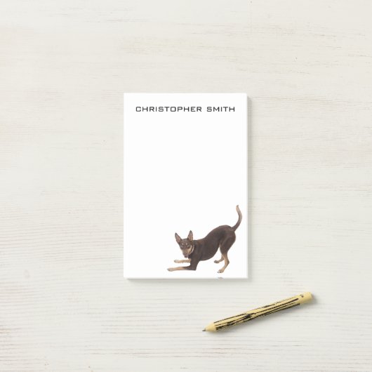 Post-it® Chien de Kelpie australien (Sur un bureau)