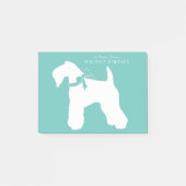 Post-it® Chien de Kerry Blue Terrier Chien Chien Puppy (Devant)
