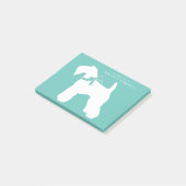 Post-it® Chien de Kerry Blue Terrier Chien Chien Puppy (Incliné)