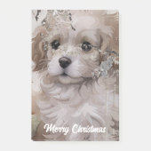 Post-it® Chien de Noël Rétro (Devant)