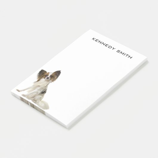 Post-it® Chien de Papillon (Incliné)