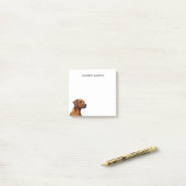 Post-it® Chien de Rhodesian Ridgeback (Sur un bureau)