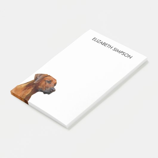 Post-it® Chien de Rhodesian Ridgeback (Incliné)