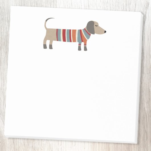 Post-it® Chien de saucisse mignon Dachshund