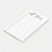 Post-it® Chien de Schnauzer personnalisé pour faire la (Incliné)