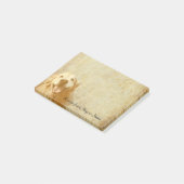 Post-it® Chien de sourire de golden retriever dans des (Incliné)
