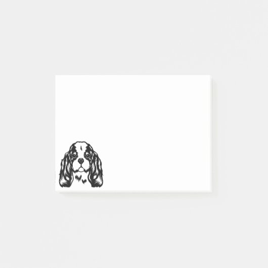 Post-it® Chien du roi Charles Spaniel (Devant)