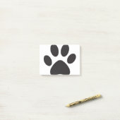 Post-it® Chien Empreinte de patte Chat Animal Animaux Pied  (Sur un bureau)