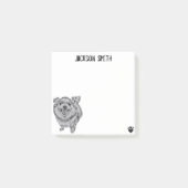 Post-it® Chien en en colère personnalisé (Devant)