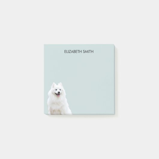 Post-it® Chien Esquimau américain Spitz (Devant)