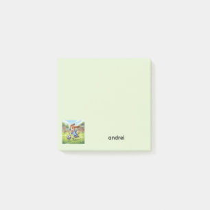 Post-it® Chien jouant au football   Personnaliser