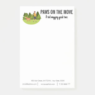 Post-it® Chien marchant affaires sur mesure