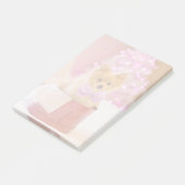 Post-it® Chien mignon avec cou rose Photographie de Noël (Incliné)