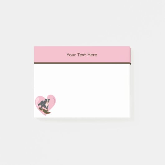 Post-it® Chien mignon personnalisé (Devant)