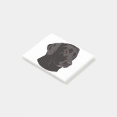 Post-it® Chien noir de laboratoire (Incliné)