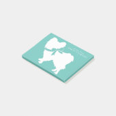 Post-it® Chien papillon (Incliné)