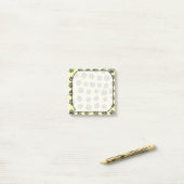 Post-it® Chien Paw Traces Voix Bubble (Sur un bureau)