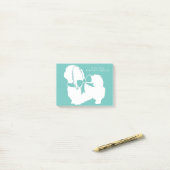 Post-it® Chien Pekingese Chien Chien Puppy (Sur un bureau)