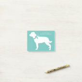 Post-it® Chien Rottweiler Chiot Rottie (Sur un bureau)