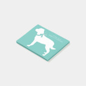 Post-it® Chien Rottweiler Chiot Rottie (Incliné)