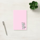 Post-it® Chien-taupe français mignon (Bureau)