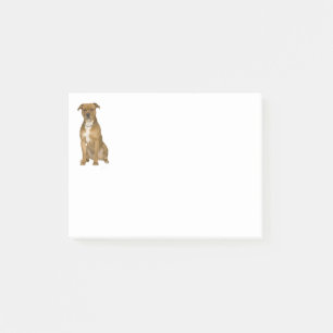 Post-it® Chien Terrier Américain Staffordshire Tan - Amstaf