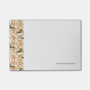 Post-it® chiens chanceux avec saucisses arrière - plan