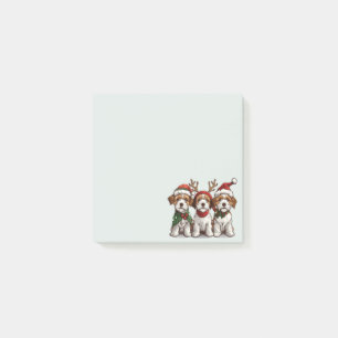 Post-it® Chiens de Noël Welsh Wire Fox Terrier