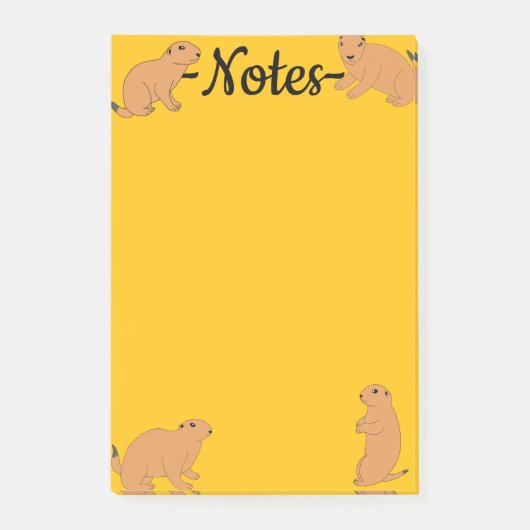 Post-it® Chiens de prairie (Devant)