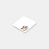 Post-it® Chiens de rennes de taureau français de Noël (Incliné)