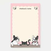 Post-it® Chiens et chat noir (Devant)