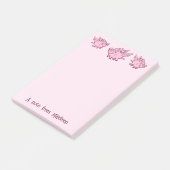 Post-it® Chiffres de vol de texte et de couleur personnalis (Incliné)