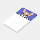Post-it® Chihuahua Cute Peeking Cadeaux Amoureux de les chi (Incliné)