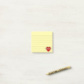 Post-it® Chihuahua Love Lined 3x3 (Sur un bureau)