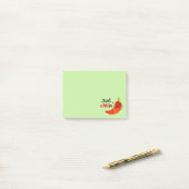 Post-it® Chili Pepper Pun Positif - Juste chilien (Sur un bureau)