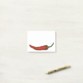 Post-it® Chilli Chilli Chilien Pepper Veggie (Sur un bureau)