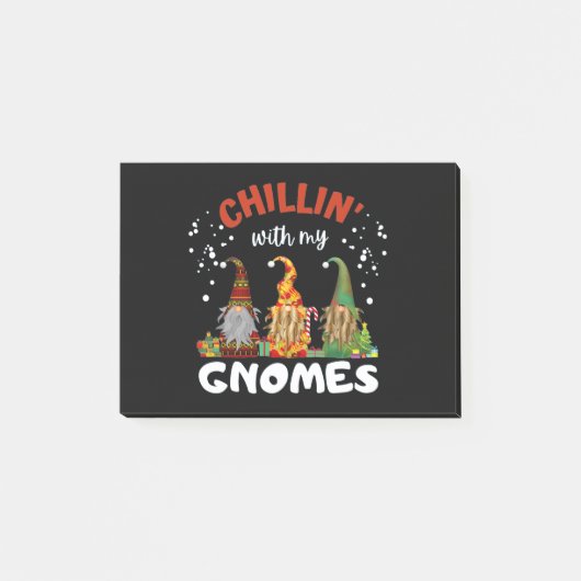 Post-it® Chillin Avec Mes Gnomes Noël (Devant)