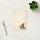 Post-it® Chimie du parchemin antique Octopus Steampunk (Bureau)