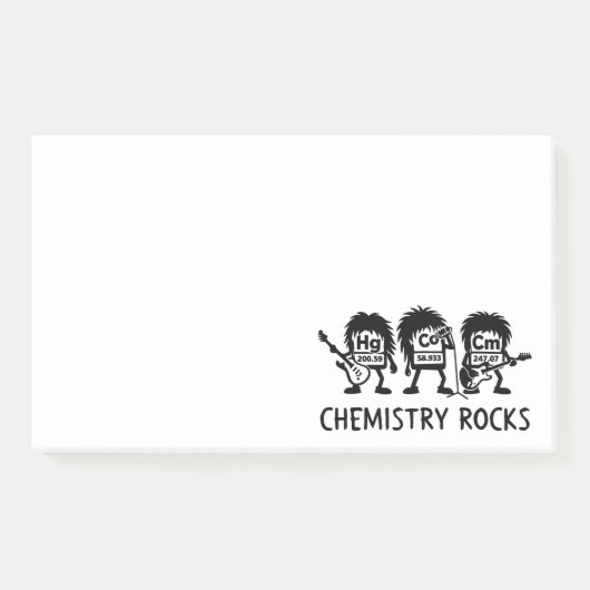 Post-it® Chimie Rocks Science Rock Band (Devant)