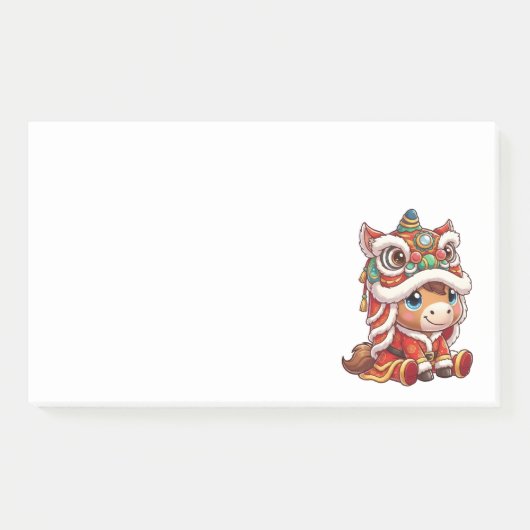 Post-it® Chinese New Year Horse 2026 Zodiac (Devant)