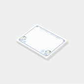 Post-it® Chinoiserie Chic Bleu Et Blanc Personnalisé (Incliné)