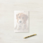 Post-it® Chiot Beagle 2 (Sur un bureau)