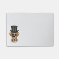 Chiot de fantaisie mignon avec le monocle et le