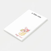 Post-it® Chiot de la saison câlins dans un bas (Incliné)
