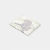 Post-it® Chiot de laboratoire de chocolat (Incliné)