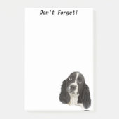 Post-it® Chiot espagnol Springer anglais (Devant)