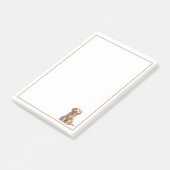 Post-it® Chiot et papillons (Incliné)